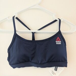 Navy Blue Reebok CrossFit Sports Bra small